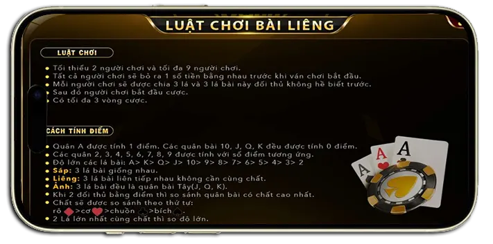 Luật chơi bài Liêng Go88