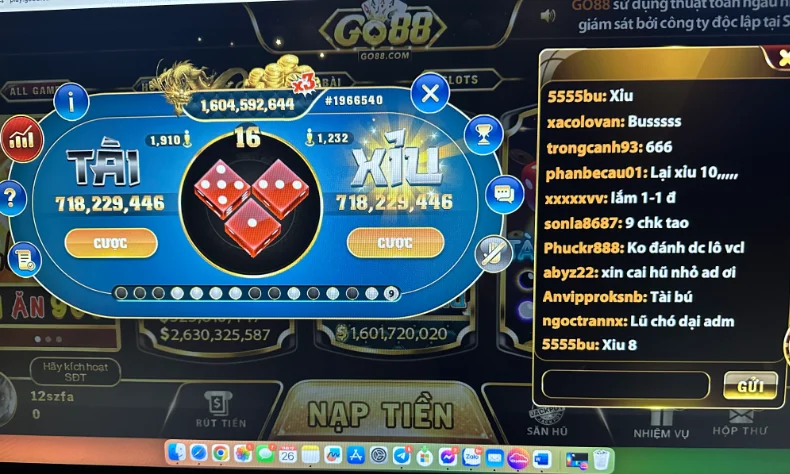 cách đánh tài xiu online go88