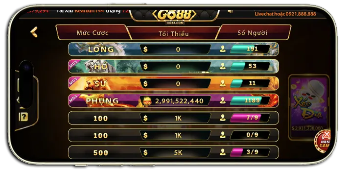 Hướng dẫn tham gia game Xóc Đĩa Go88